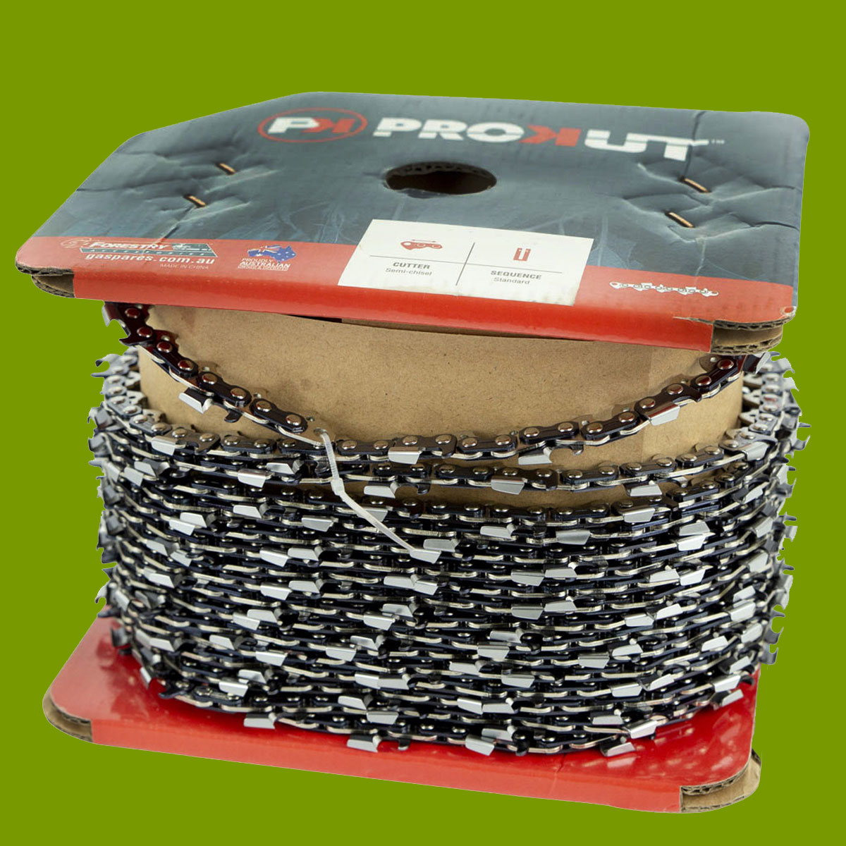 (image for) PROKUT™ .404" Pitch x .063" Gauge x 100' Roll Of Semi-Chisel Chainsaw Chain GAF53S100R